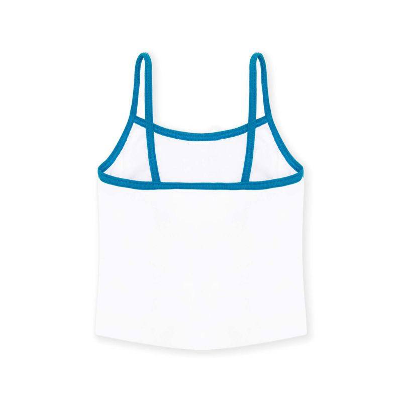 Playboy 1953 Ribbed Women's Tank White | 812473EXL