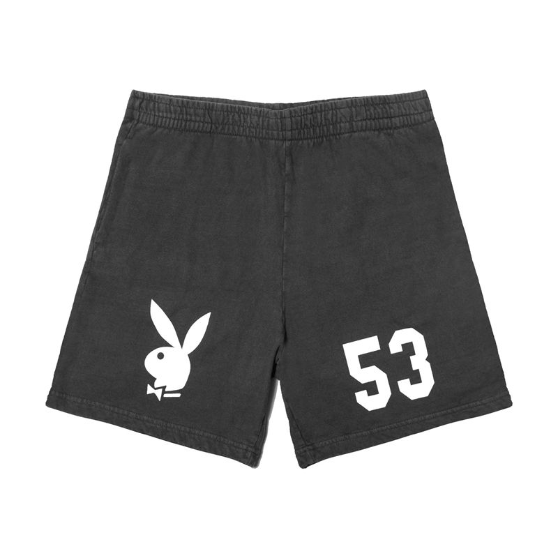 Playboy 1953 Sweats Men's Shorts Black | 903164CTR