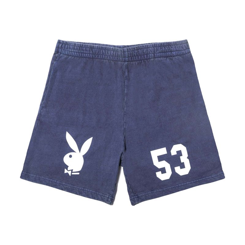 Playboy 1953 Sweats Men\'s Shorts Black | 903164CTR