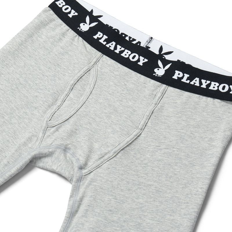 Playboy 1-Pack Boxer Brief Men's Underwear Black | 569321SMR