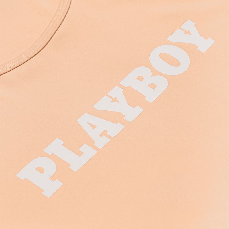 Playboy Active Contrast Stitch Tee Women's T Shirts Orange | 752863BWV