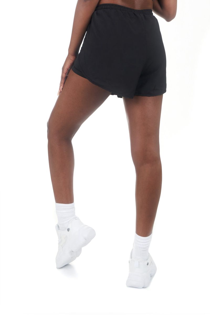 Playboy Active Runners Women's Shorts Black | 623790PMI