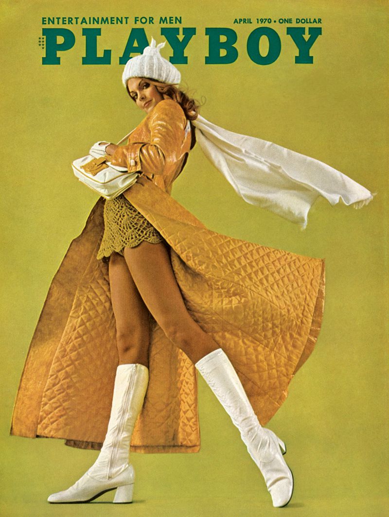 Playboy April 1970 Cover Men's Hoodie Green | 804937QYJ