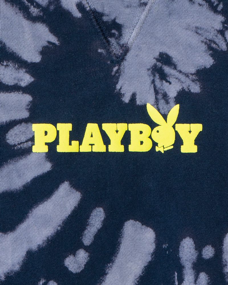 Playboy Au Naturel Sweat Men's Hoodie Black / Purple | 894360WFG