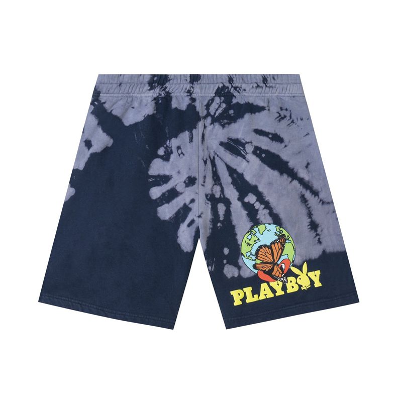 Playboy Au Naturel Sweat Men's Shorts Black / Purple | 376401TBU