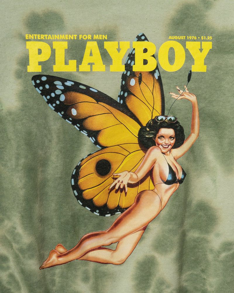 Playboy August 1965 Cover Men's Hoodie Green | 562308JEY