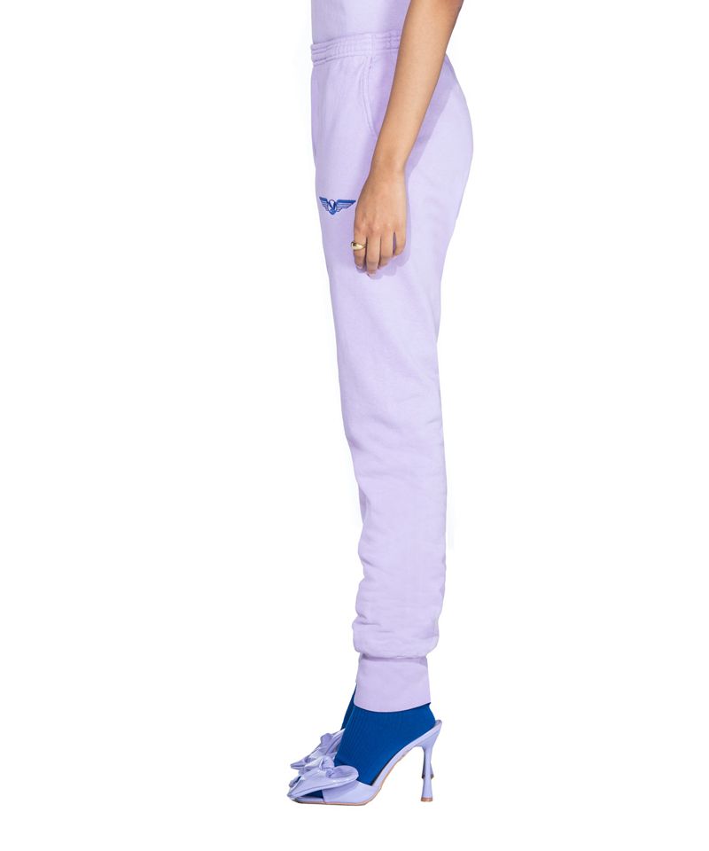 Playboy Aviation Wings Jogger Pant Men's Sweatpants Purple | 051924NOZ