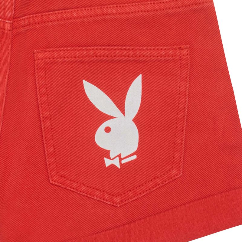 Playboy Bright Bunnys Women's Shorts Red | 056128ETD