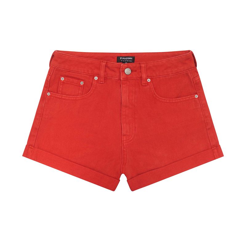 Playboy Bright Bunnys Women's Shorts Red | 056128ETD