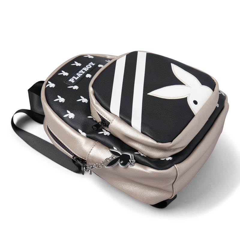 Playboy Bunny Mini Backpack Women's Handbag Black | 296503CNT