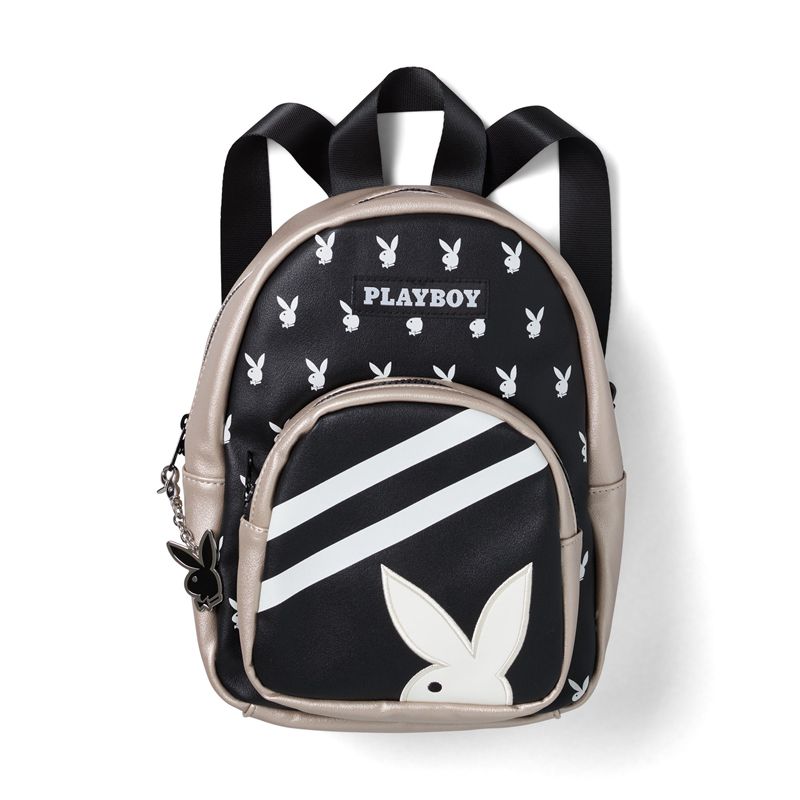 Playboy Bunny Mini Backpack Women\'s Handbag Black | 296503CNT