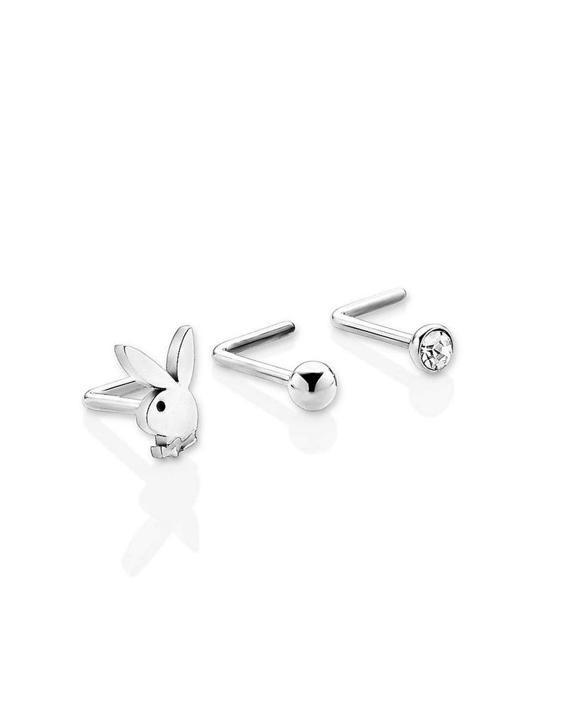 Playboy Bunny Nose Studs Women's Jewelry Gold | 416758TMA