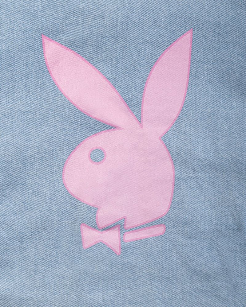 Playboy Bunny Women's Jeans Blue | 218075YSI