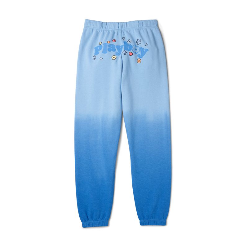 Playboy Camp Classic Sweat Women's Pants Blue | 741056TRW