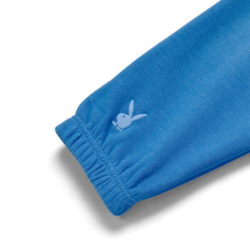 Playboy Camp Classic Sweat Women's Pants Blue | 741056TRW