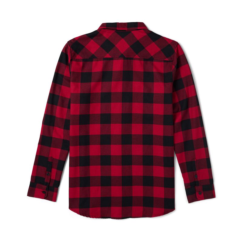 Playboy Camp Flannel Men's Shirts Red / Black | 914257OQA