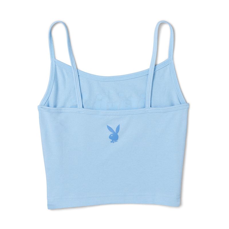 Playboy Camper Women's Tank Blue | 028563WFC