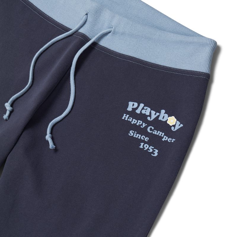 Playboy Campfire Flare Women's Pants Grey | 749360BSY