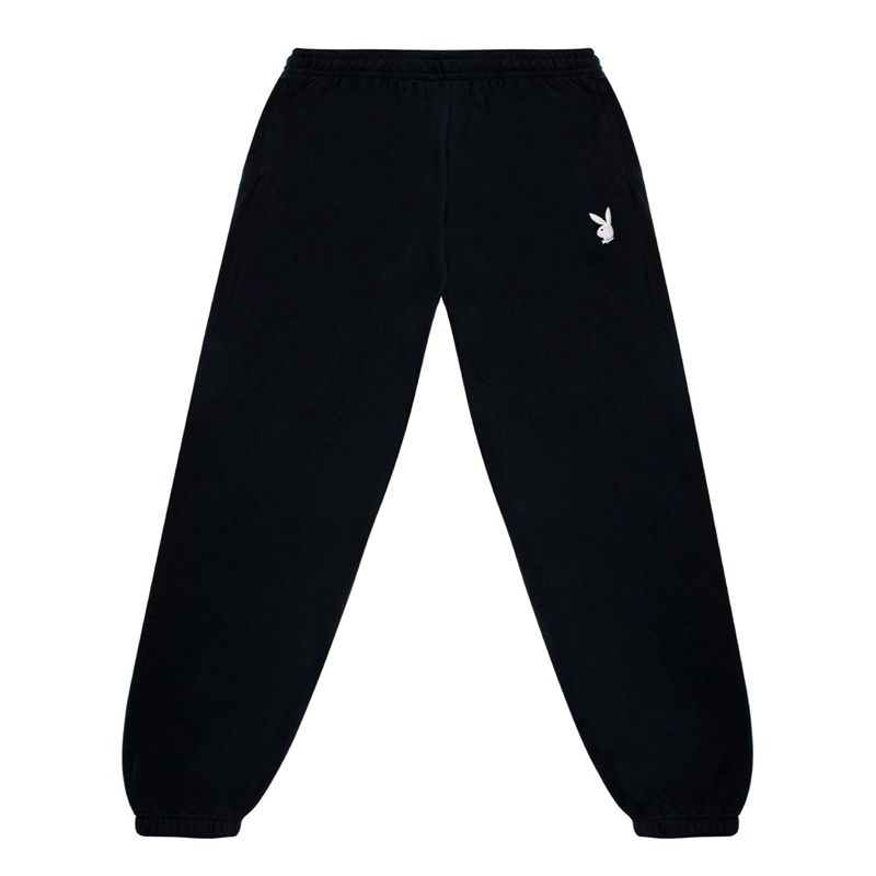 Playboy Classic Boyfriend Sweats Women's Pants Pink | 962147JFX