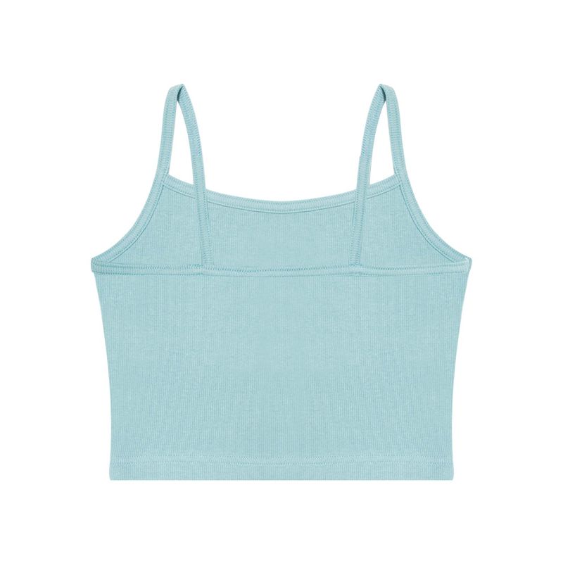 Playboy Classic Ribbed Scoop Women's Tank Blue | 157923BWK