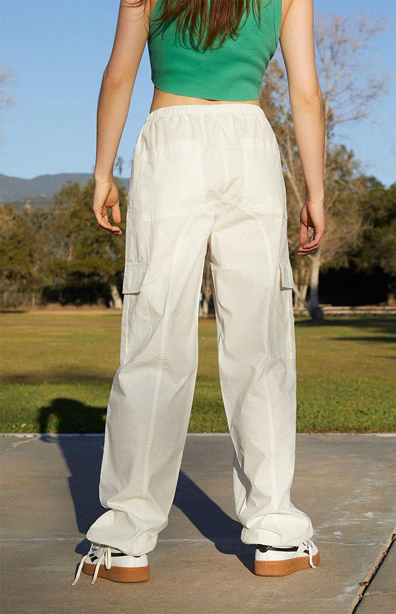 Playboy Climber Cargo S Women's Pants White | 953086QYN