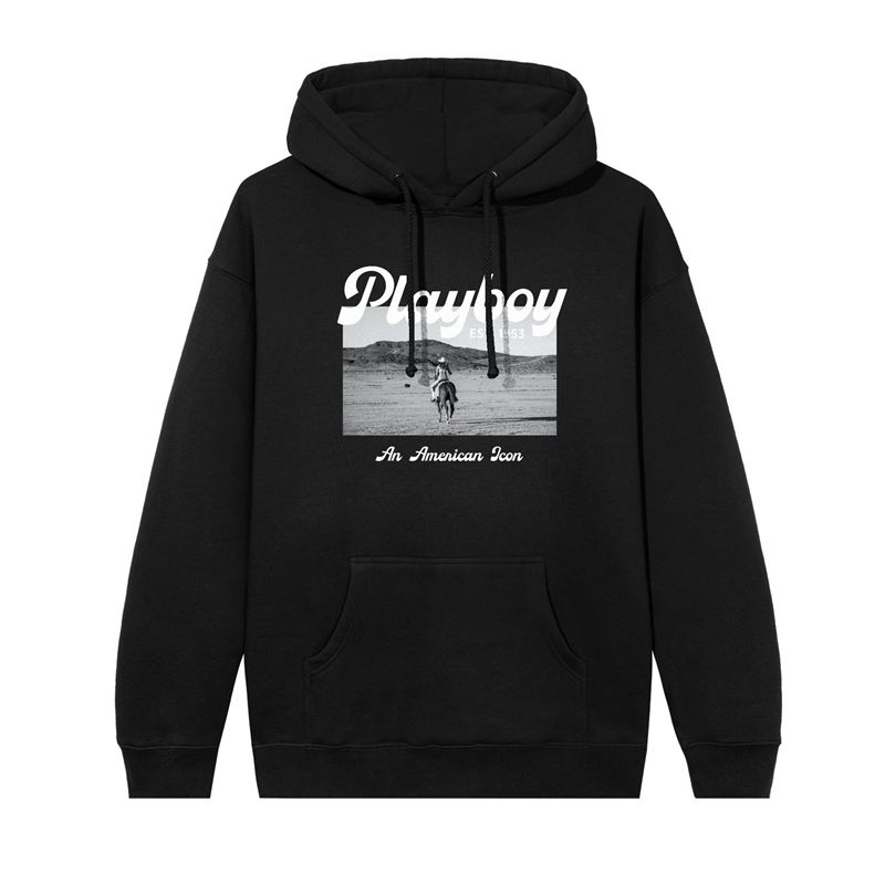 Playboy Desperado American Icon Men's Hoodie White | 827906UXR