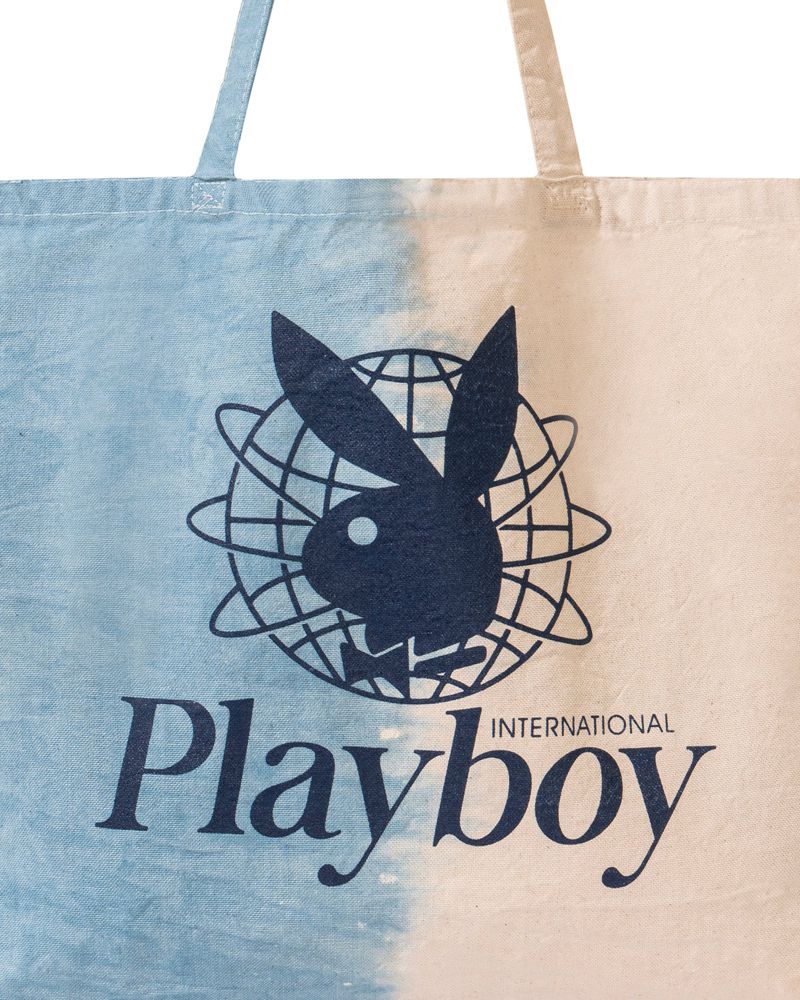 Playboy Dip-Dye Rabbit Head Tote Women's Swimwear Pink / Blue | 897102JCA