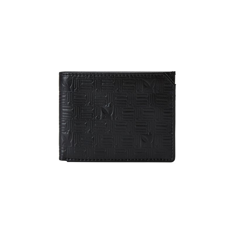 Playboy Embossed Slimfold Men's Wallets Black | 372954SKF