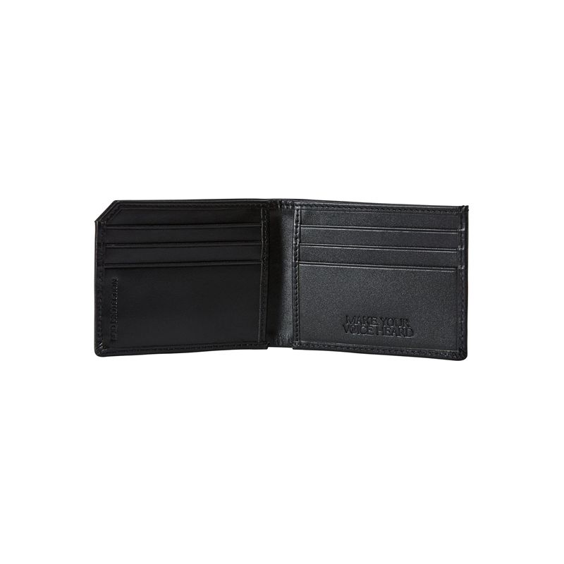 Playboy Embossed Slimfold Men's Wallets Black | 372954SKF