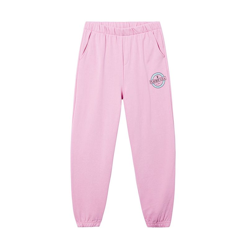 Playboy Everyday Sweats Women\'s Pants Pink | 738510URB