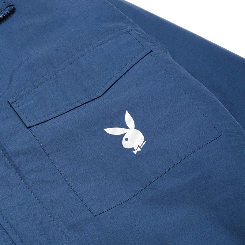 Playboy Ex-Boyfriend Coach Women's Jackets Blue | 182506ELT