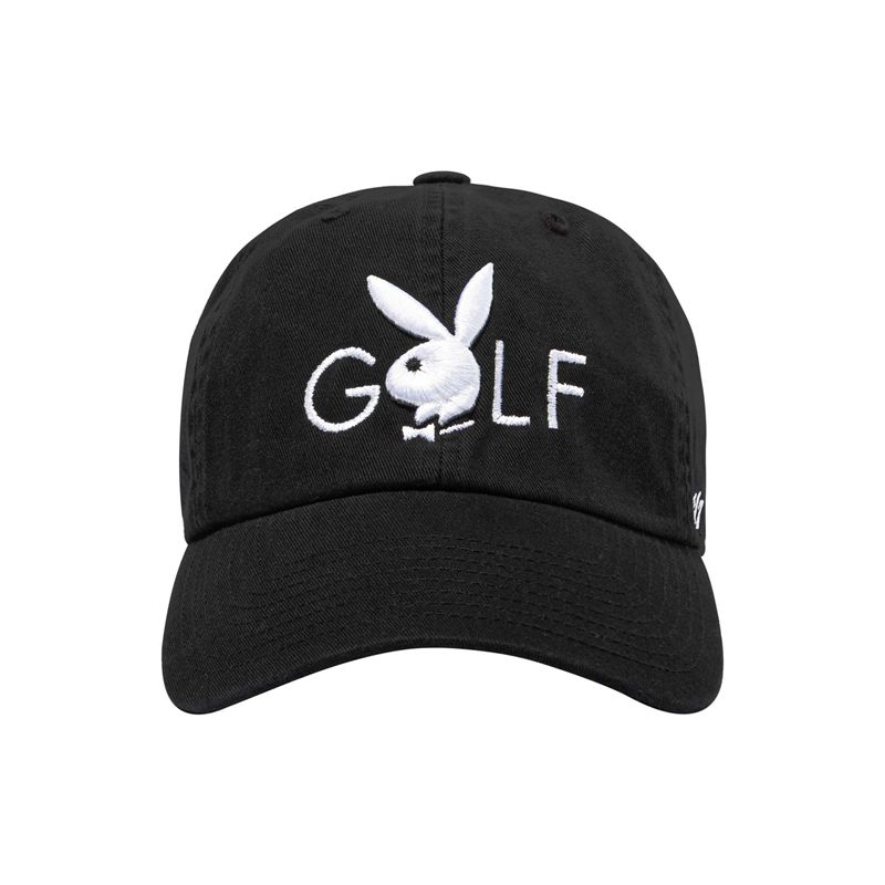 Playboy Golf Dad Men's Hats Black | 527891TXP