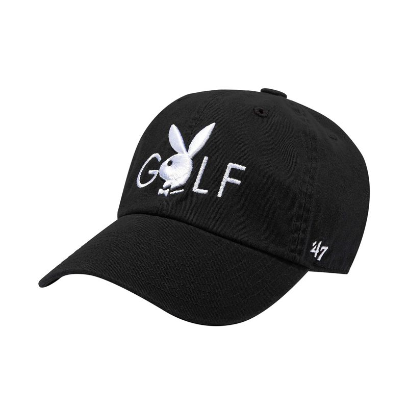 Playboy Golf Dad Men\'s Hats Black | 527891TXP