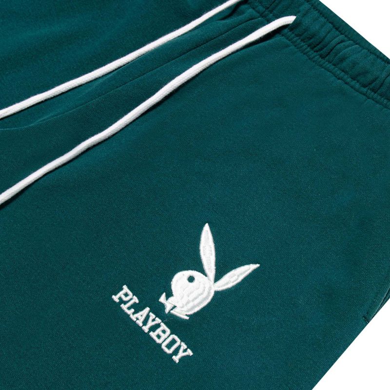 Playboy Graduate Sweats Women's Pants Green | 872614DSA