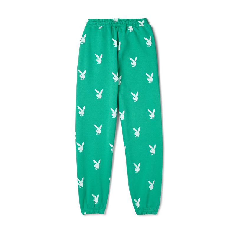 Playboy Green Bunny Joggers Women's Pants Green | 357918IZW