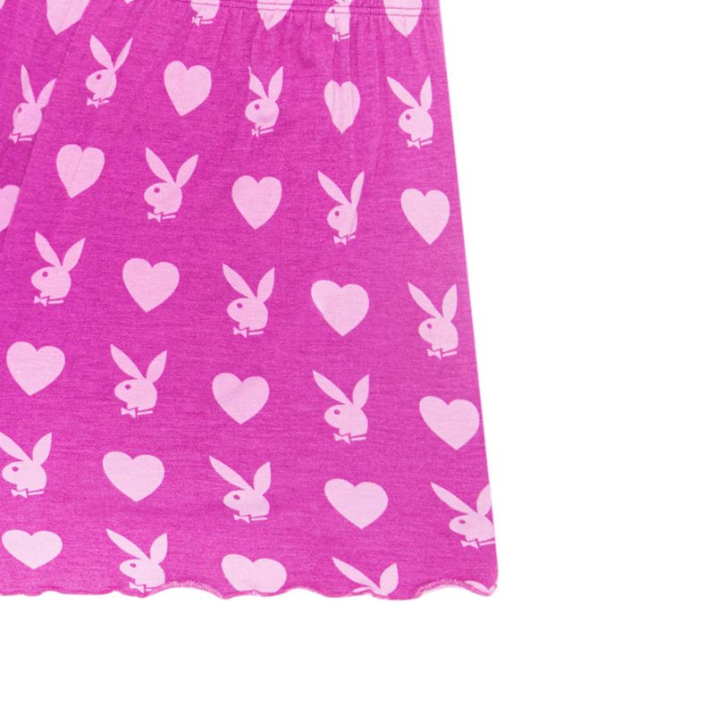 Playboy Heart Bunny Sleeps Women's Shorts Deep Purple | 783104CBS