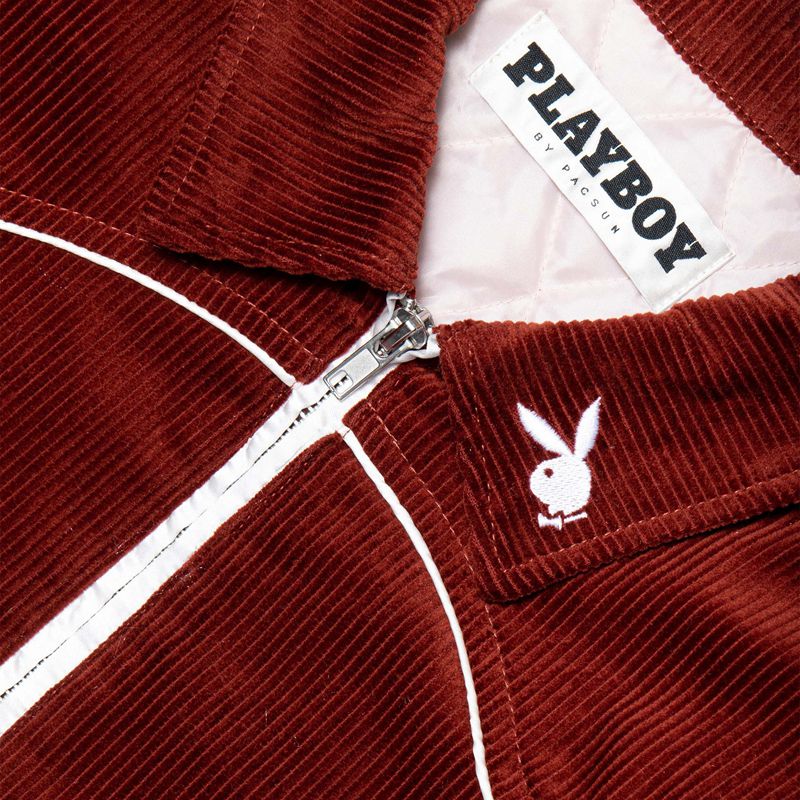 Playboy High Roller Jacket Men's Jackets Dark Red | 513786TBC