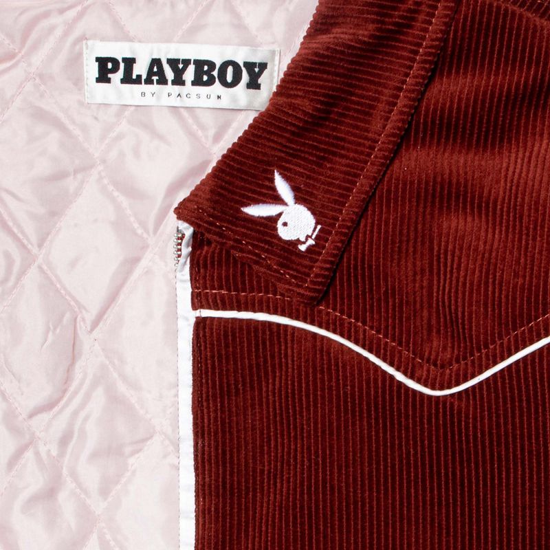 Playboy High Roller Jacket Men's Jackets Dark Red | 513786TBC