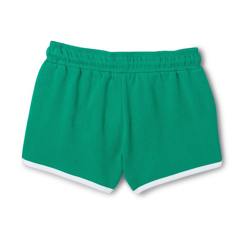 Playboy Island Dolphins Women's Shorts White / Green | 617435GFD