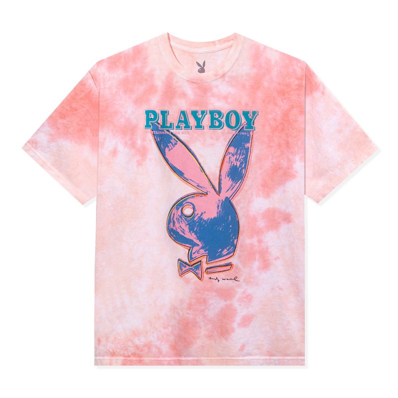 Playboy January 1986 Andy Warhol Cover Tie Dye Men\'s Shirts Red | 328061HAC