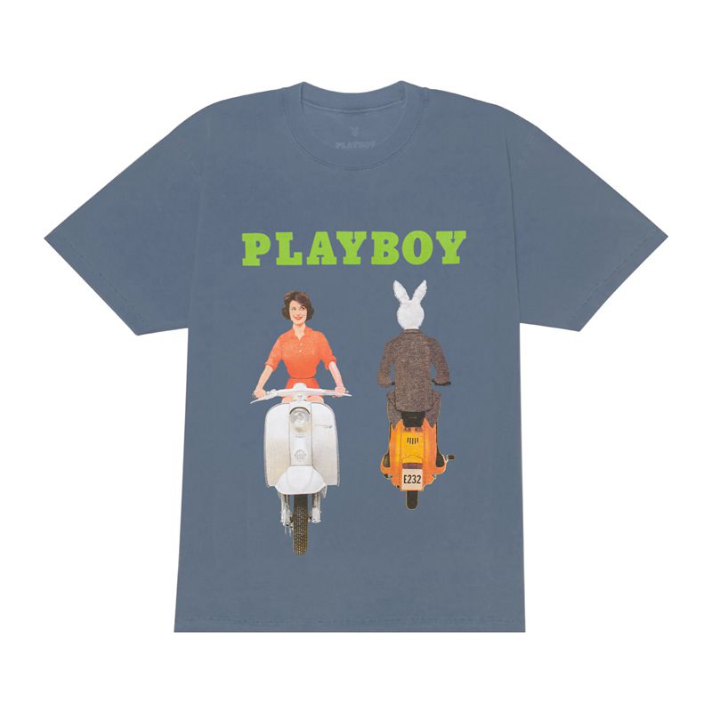 Playboy June 1959 Playboy Cover Tee Women's T Shirts Green | 463095AIN