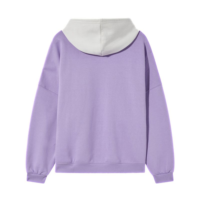 Playboy Layered Women's Hoodie Purple | 018425IGQ