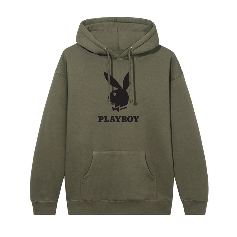 Playboy Logo Men's Hoodie Brown | 453298FAS