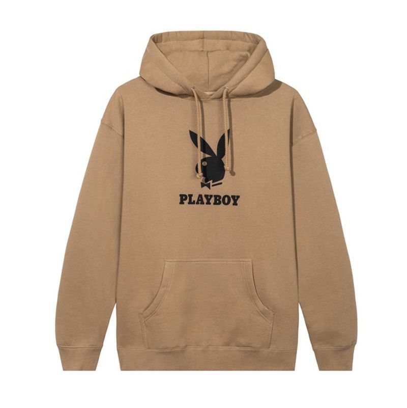 Playboy Logo Men\'s Hoodie Brown | 453298FAS