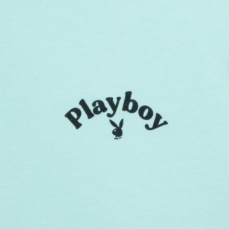 Playboy Logo Oversized Crewneck Women's Hoodie Mint | 813957KJA