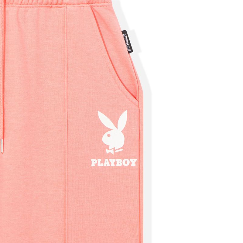 Playboy Logo Sweats Women's Pants Light Blue | 871563PZI