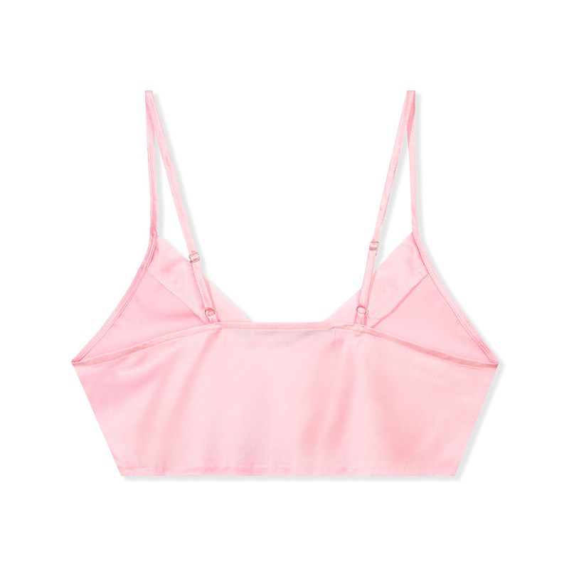 Playboy Lounge Satin Women's Tank Pink | 542670GNJ