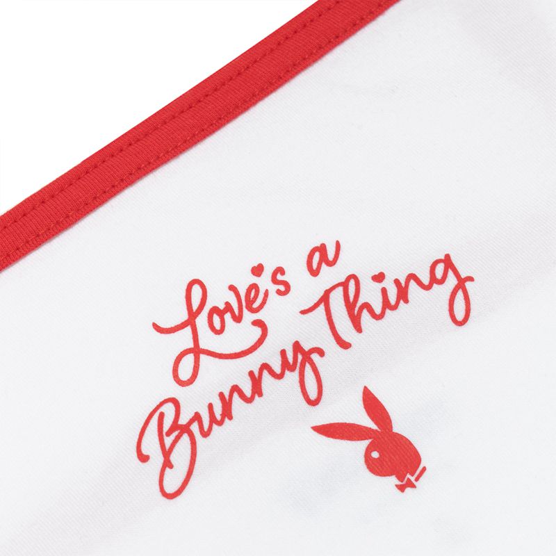 Playboy Love's A Bunny Thing Lounge Women's Tank White | 523819RBZ