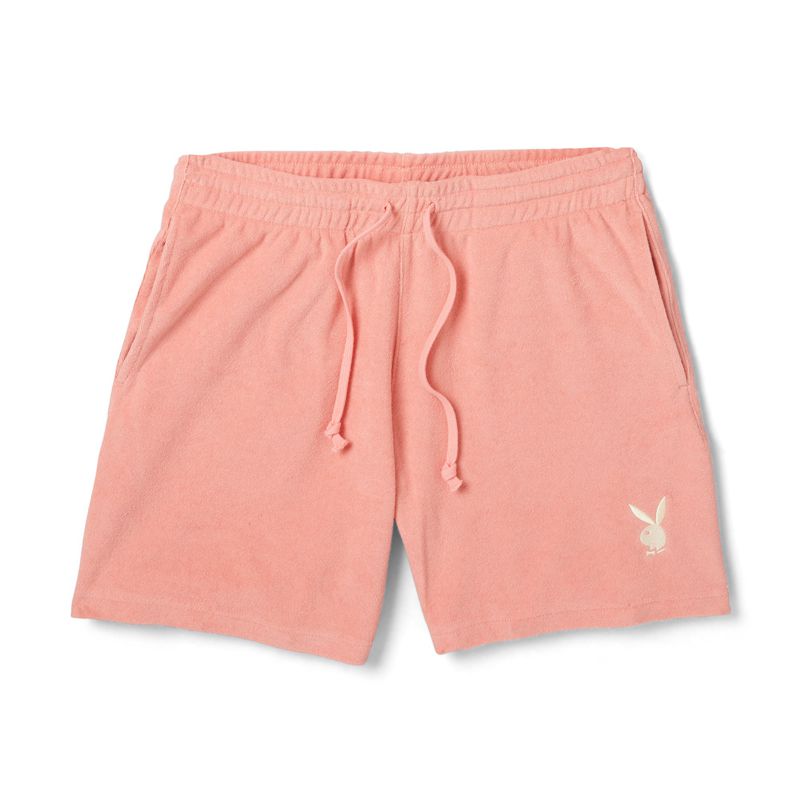 Playboy Lush Terry Men's Shorts Orange | 763509JGA