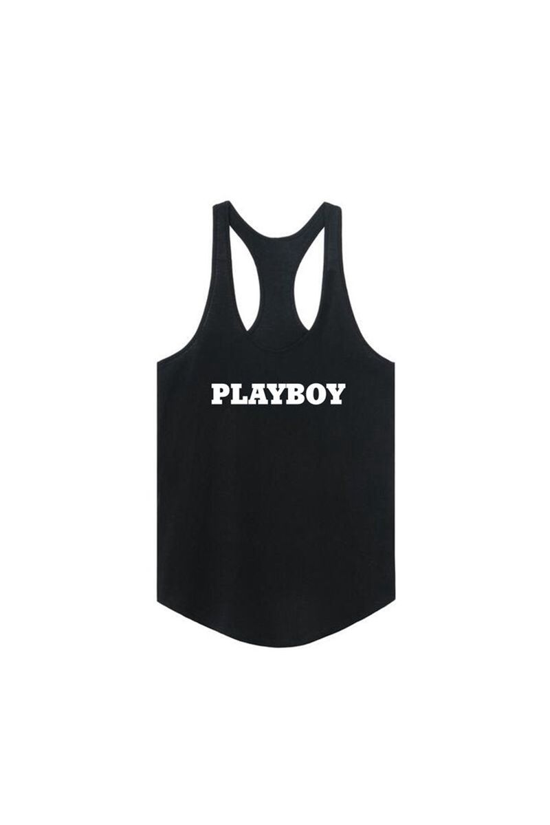 Playboy Masthead Women's Tank White | 975601UEC